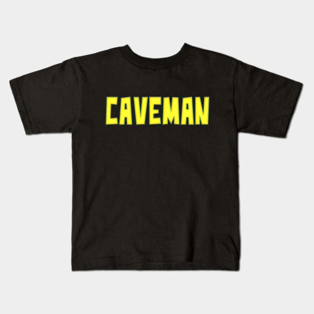 Caveman Kids T-Shirt by stefy